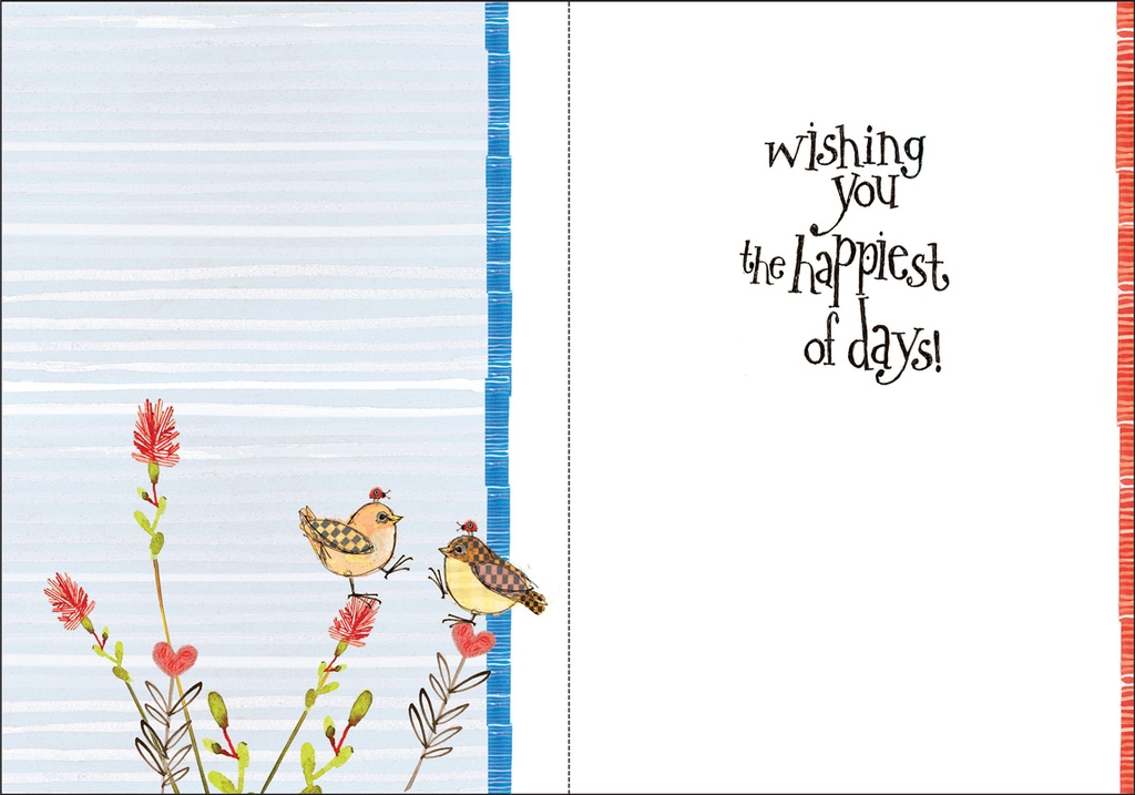 BR118 -  Birthday - Curious Birds extra