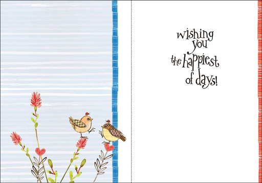 BR118 -  Birthday - Curious Birds extra