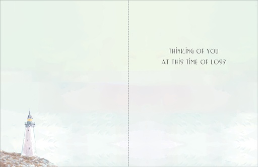 S44 - Lighthouse Sympathy card extra