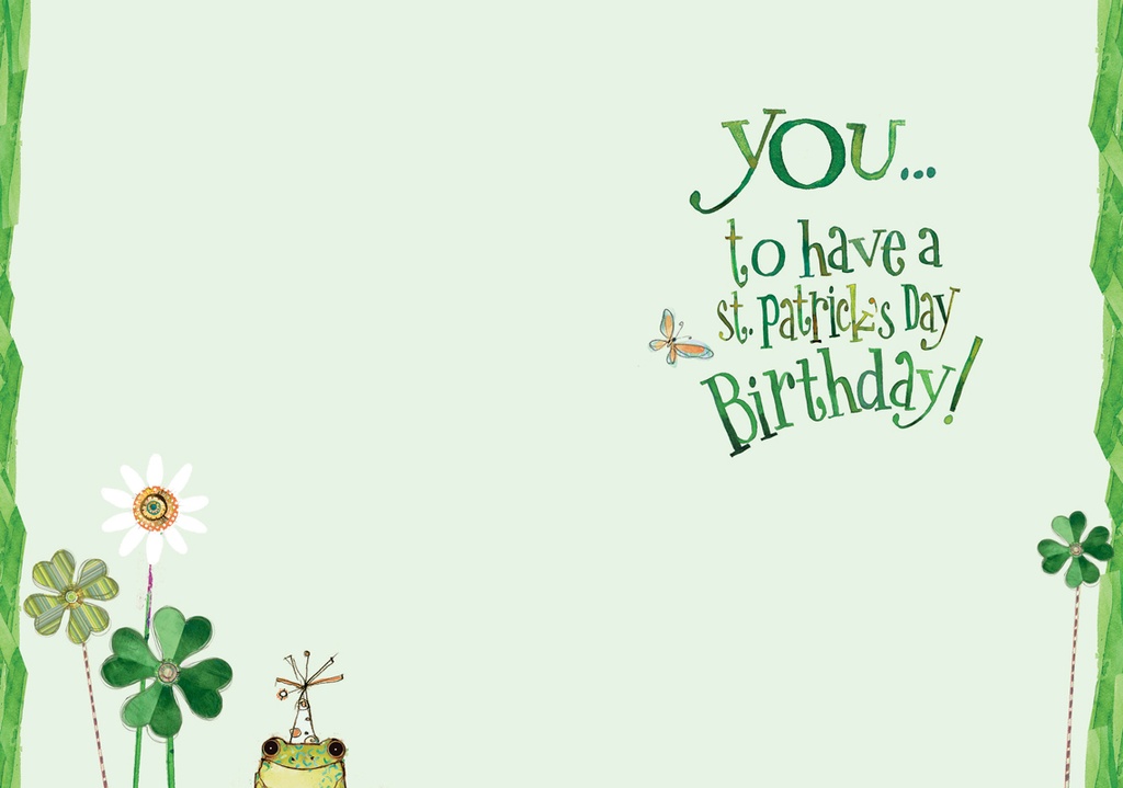 BR131 - Irish Birthday card extra