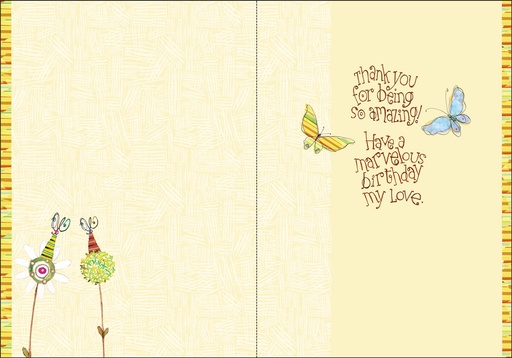 BR134 - Birthday Card for Wife extra