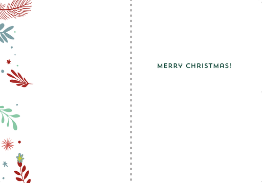 C703 - Glittery Metallic Gold Christmas Peace on Earth Card extra