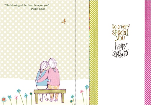 BR135C - Birthday to Daughter with Scripture verse extra
