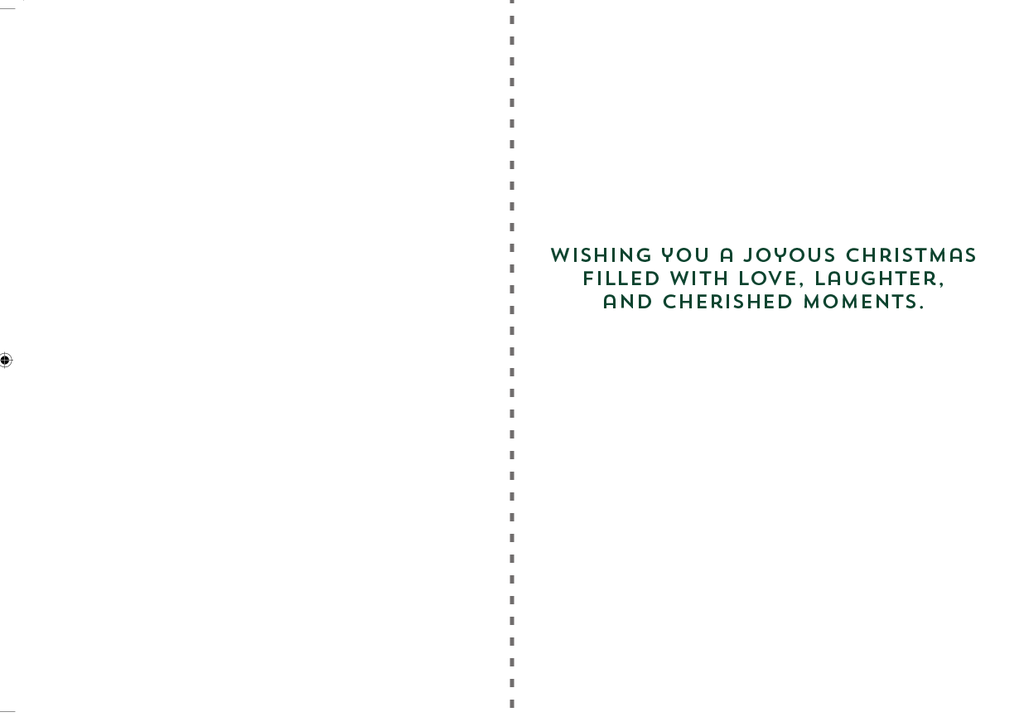 C702 - Glittery Metallic Gold Christmas Wreath Card extra