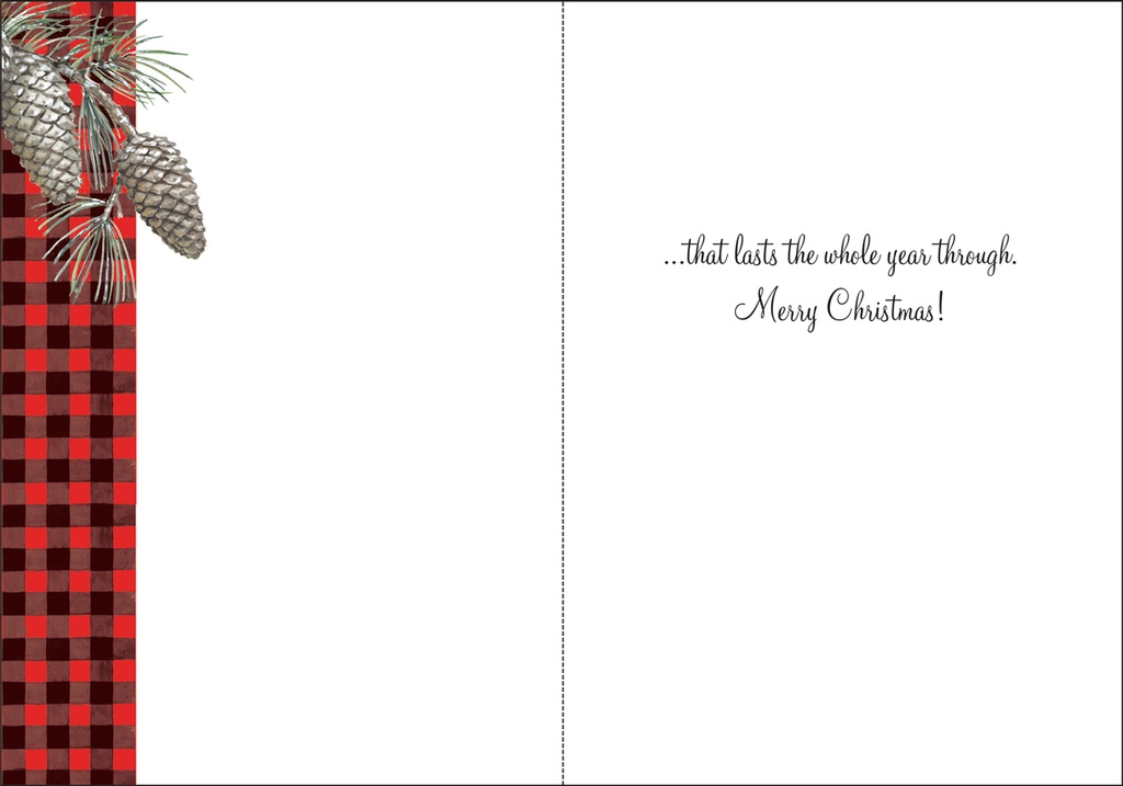 C3719 - Chickadee Christmas Cards extra