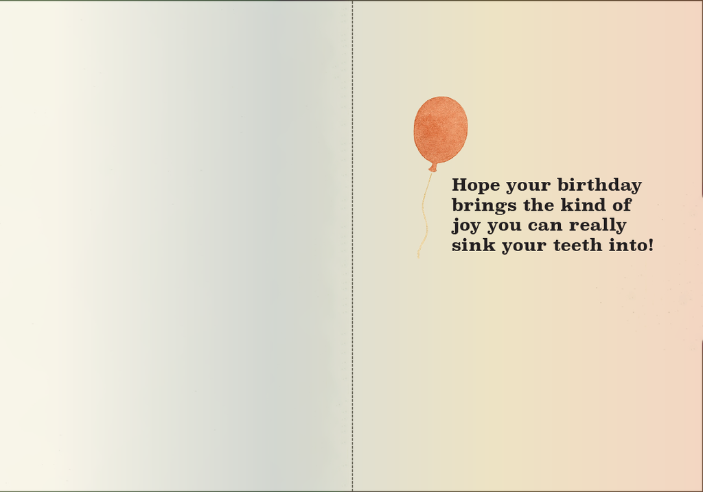 B141 - Birthday Alligator extra