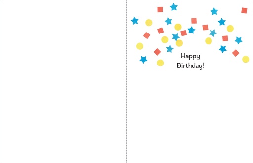 B15 - Birthday Card, Value - Fun Surprises extra