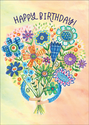 B9150 - Birthday - Happiness Bouquet extra