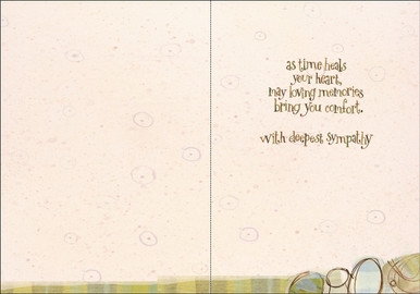 Deepest Sympathy and Comfort in Memories Card