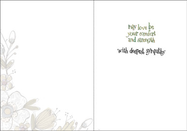 Quiet Strength Sympathy Card