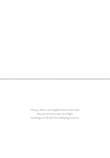 S244672 - Daughter's Eternal Love Sympathy Card - Timeless Bond