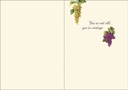 Grapes Birthday Card