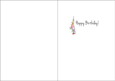 Elegant Candles Birthday Card