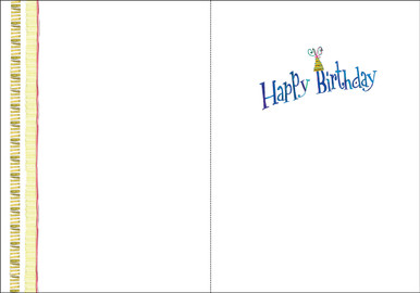 Tall Candles Birthday Card