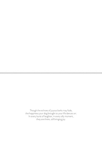 S244683 - The Joy Bringer - Loss of Pet Sympathy Card