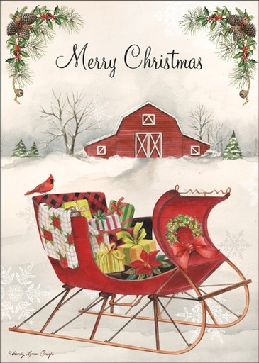Laughter Love and Peace Merry Christmas,  Box of Cards