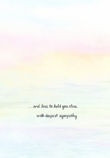 Peaceful Thoughts Sympathy Card