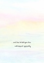 Peaceful Thoughts Sympathy Card