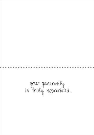 Thank You Donation Note Cards-BL42