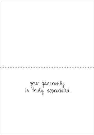 Thank You Donation Note Cards-BL42
