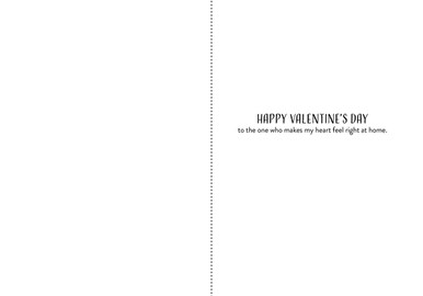 V7844685 - Hedgehog Valentine's Day Card - Cozy, Warm, and True