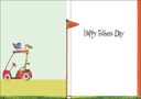 Golfing Father's Day Card