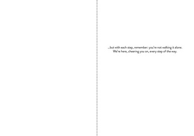S44657 - Winding Path Encouragement Card - Supportive Steps