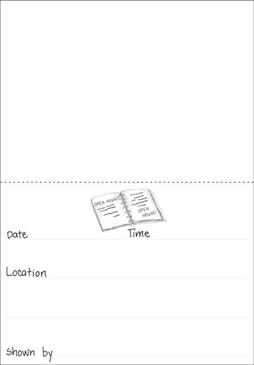 Real Estate Open House Note Cards-LA01