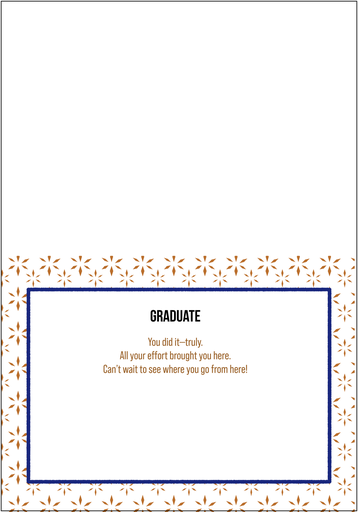 Congratulations - Graduate