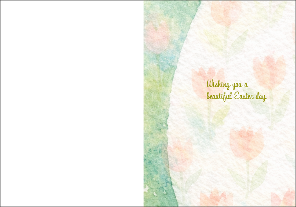 Delicate Watercolor Pastel Egg