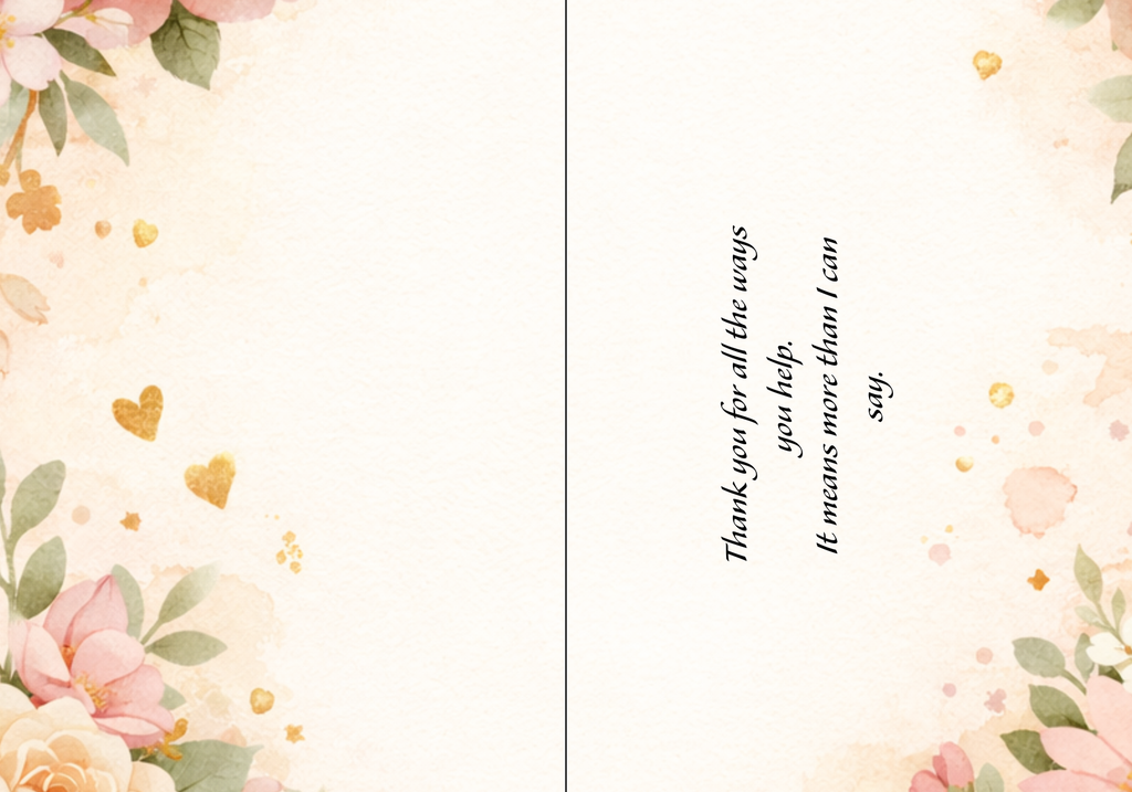 Thank you! So Very Much!