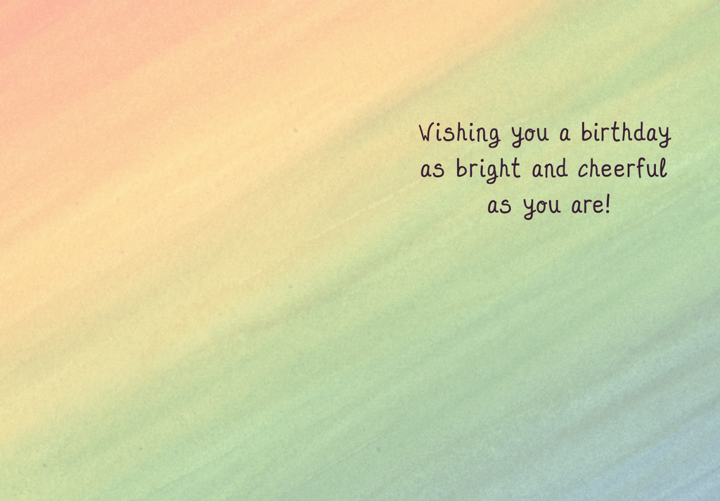 Colorful Sunflower Birthday 