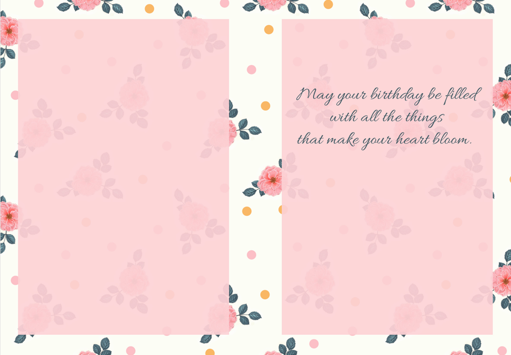 Floral Rose Birthday