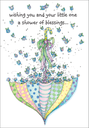 Shower of Blessings Baby Card-BA2621 extra