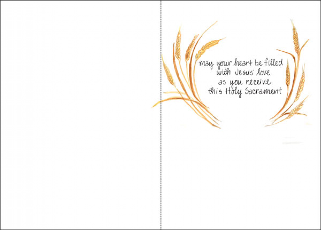 Young Boy First Communion Card-C4607 extra