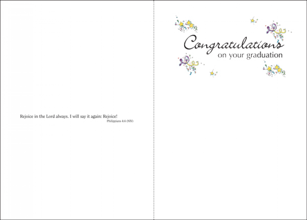 Baritone Graduation Card extra
