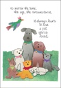 Hurts to Lose a Pet / Pet sympathy card-P408 extra