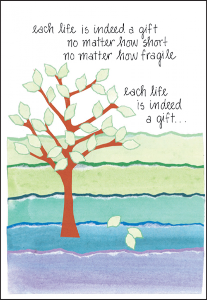 Life is a Gift Sympathy Card extra