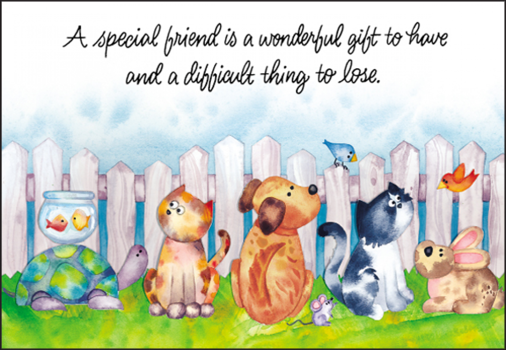 Time of Loss Pet Sympathy Card-P1401 extra