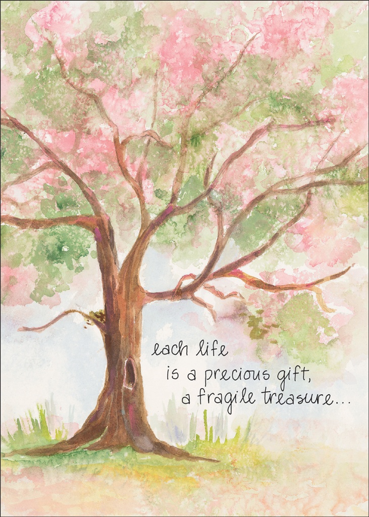Life is a Precious Gift Card-S4233 extra