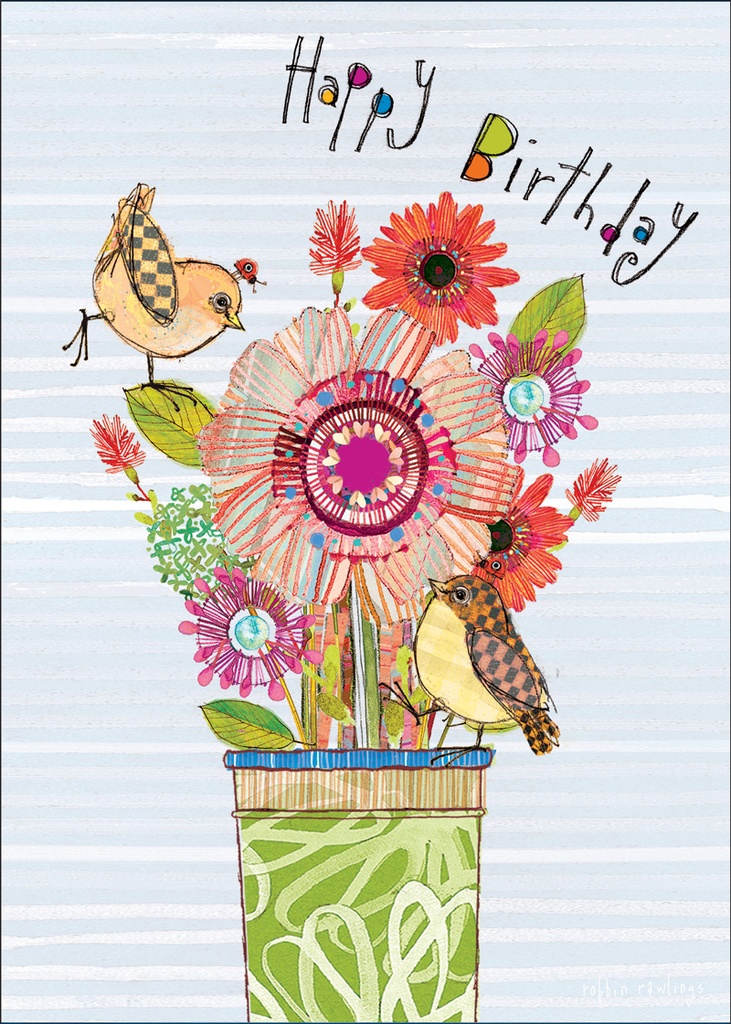 BR118 -  Birthday - Curious Birds