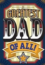 F9697 - Father's Day - Greatest Dad Card