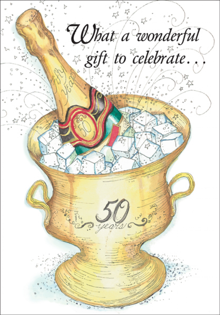 50 Years Anniversary Cards-A2458