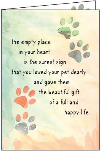 Animal Sympathy Card
