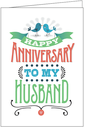 Anniversary to Husband Greeting Card-A9479