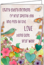 B118 Enjoy every moment Birthday Card