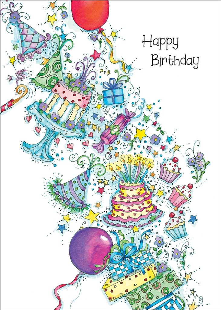 B2168 - Birthday - Party Time