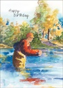 B4108 - Birthday - Fly Fisherman