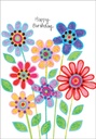 B5112 - Birthday - Bright Flowers