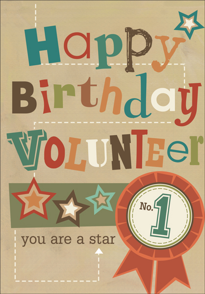 B9193V - Volunteer Greeting Cards